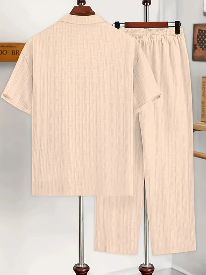 Bellanica - Men's Summer Jacquard Shirt & Pants