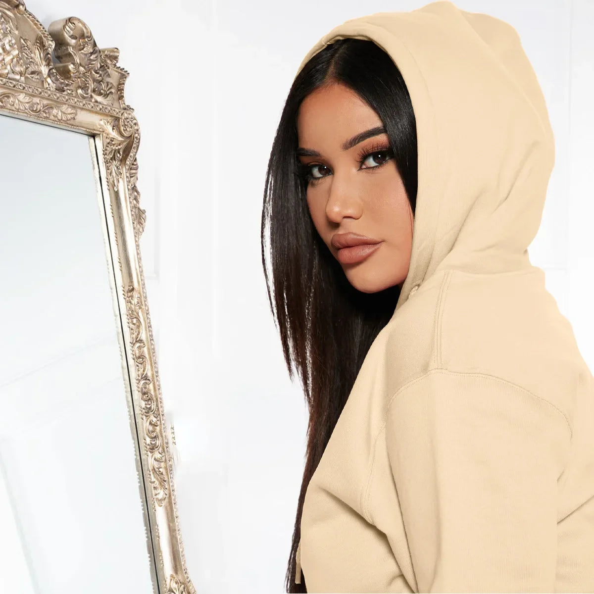 Bellanica - Fashionable Winter Fleece Skirt Set