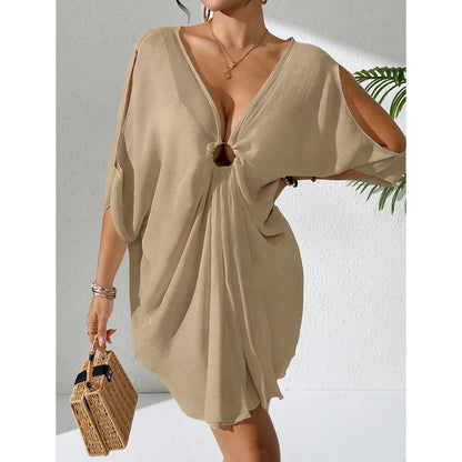 Lightweight Sheer Beach Cover-Up Dress