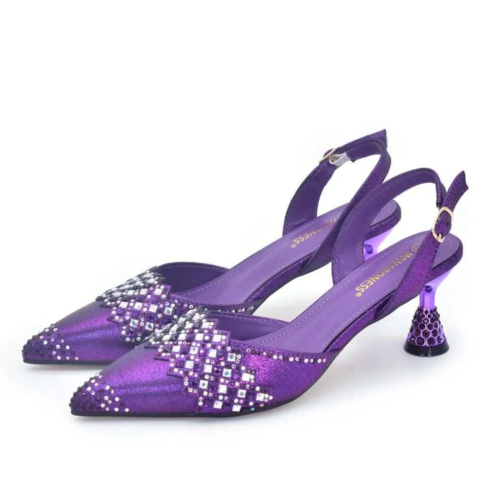 Women's Shoes and Matching Bag Set
