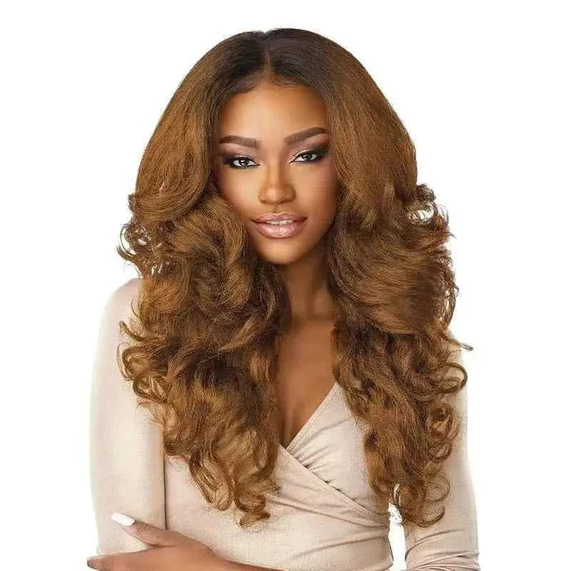European American Black Curly Fashion Wig