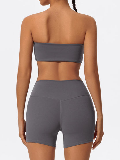 Bellanica - Women’s strapless workout bra set