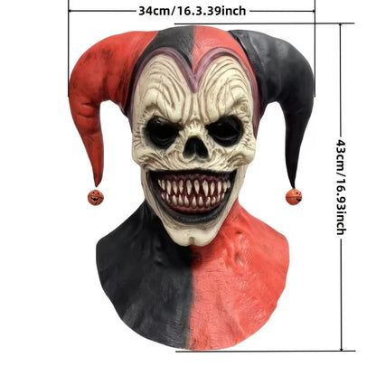 Bellanica - Menacing Horned Clown Halloween Mask