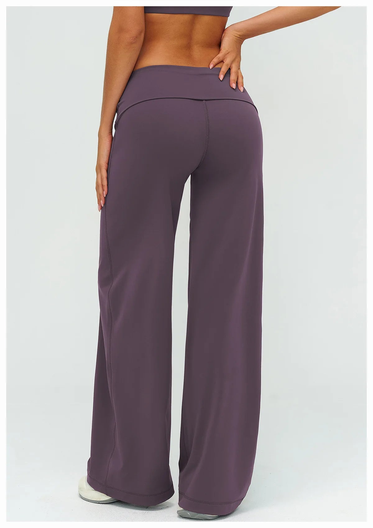 Womens Loose Wide-Leg Sports Leggings - Bellanica