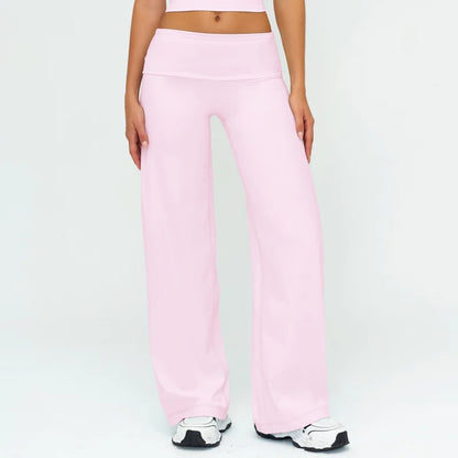 Womens Loose Wide-Leg Sports Leggings - Bellanica
