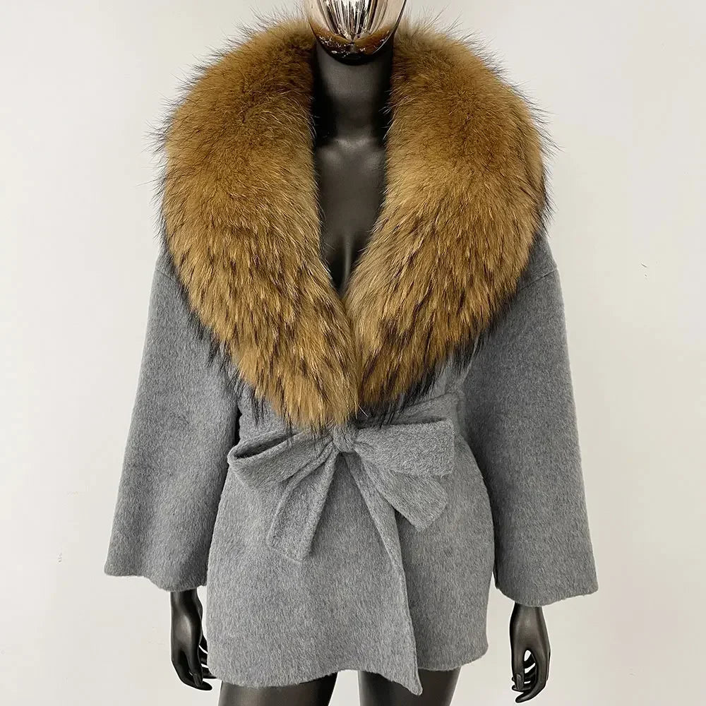 Bellanica - Women’s Raccoon Fox Coat