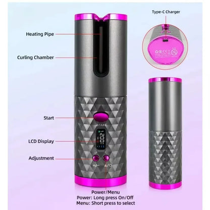 Bellanica - Cordless Automatic Curling Iron