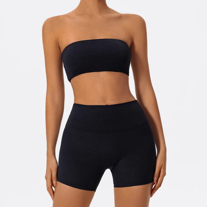 Bellanica - Women’s strapless workout bra set