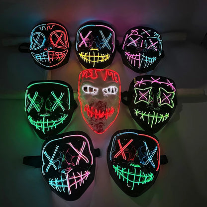 Bellanica - Glowing LED Purge Mask Headgear