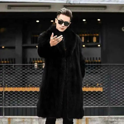 Bellanica - Men’s Long Faux-Fur Coat