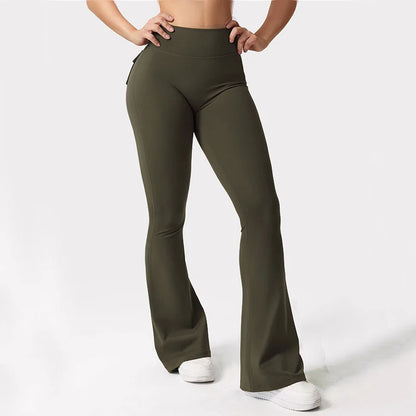Bellanica - Stretch-Yogahose mit weitem Bein für Damen 