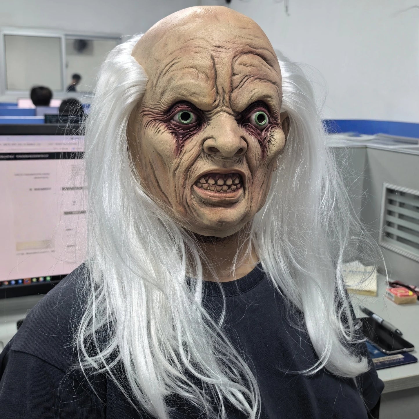 Bellenica - Realistic Old Man Mask Accessory