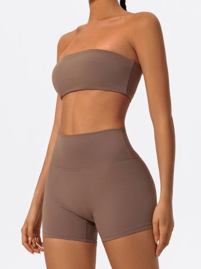 Bellanica - Women’s strapless workout bra set
