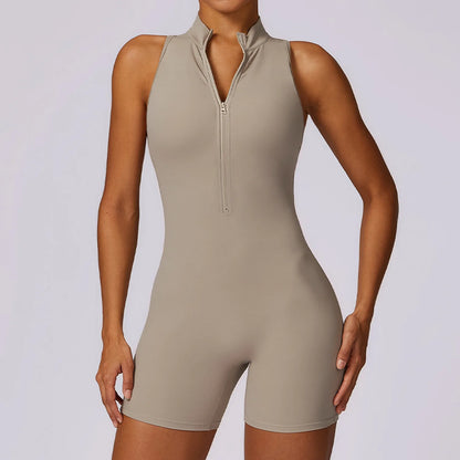 Bellanica - Seamless One-Piece Workout Jumpsuit Set
