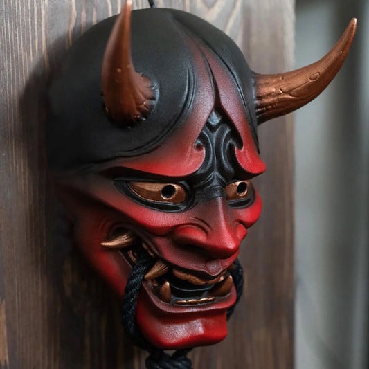 Bellanica - Japanese Hannya Horned Demon Mask
