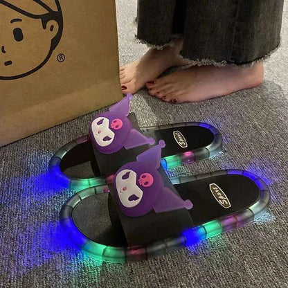 Glow-in-the-Dark Cartoon Slippers