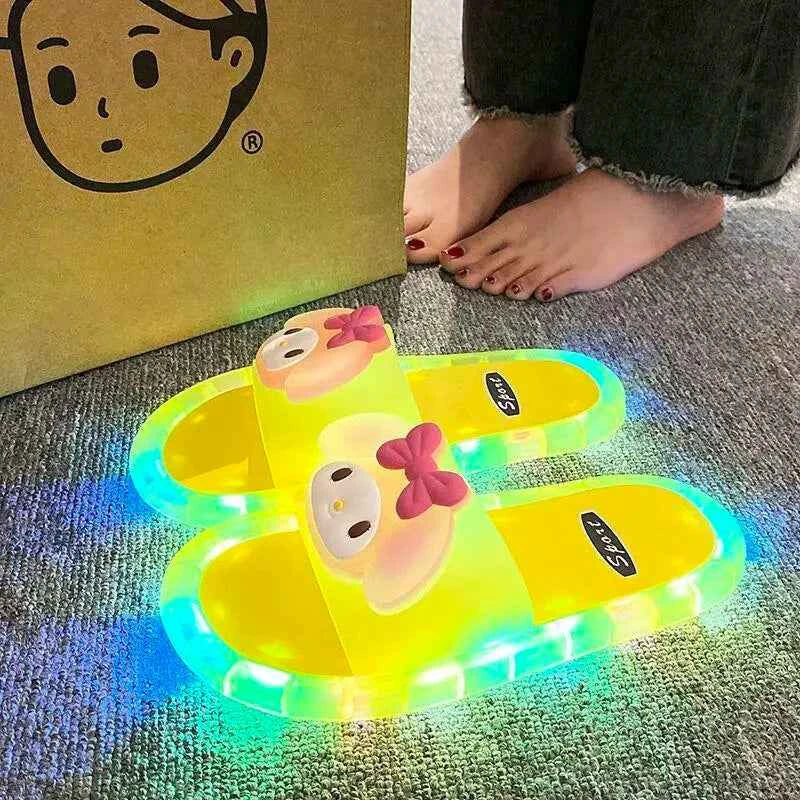Glow-in-the-Dark Cartoon Slippers
