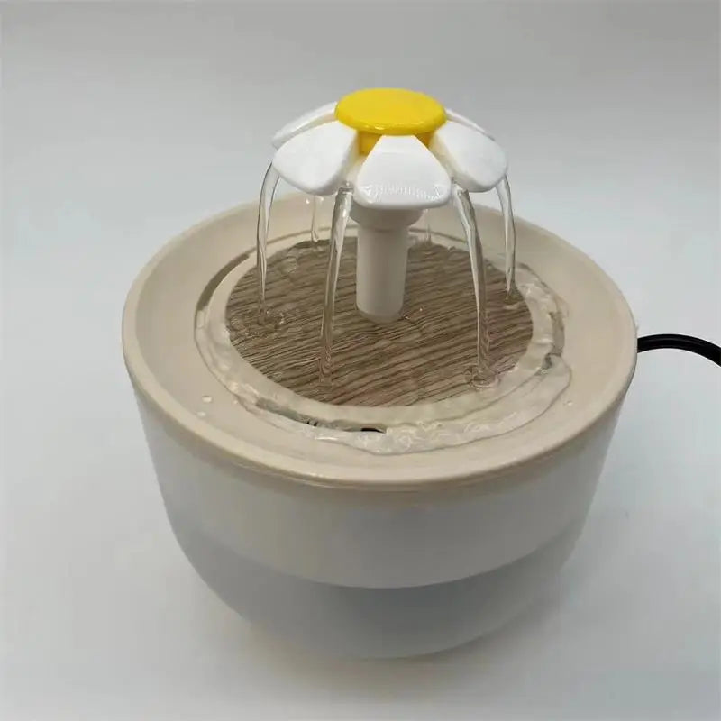 Automatic Pet Water Fountain - in use