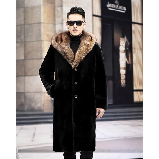 Bellanica - Men's long fur coat Winter  jacket
