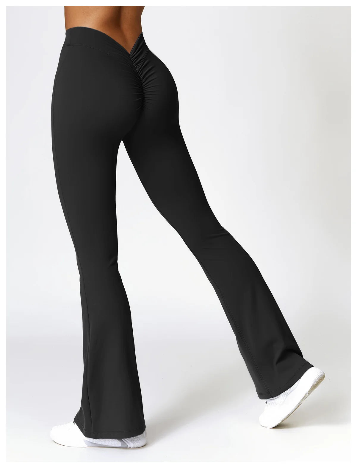 Bellanica - V-Waist Flare Leg Yoga Pants
