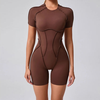 Bellanica - One-piece padded backless slim jumpsuit