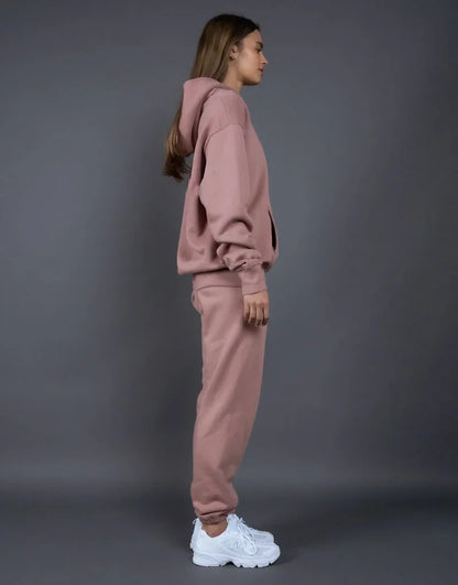 Bellanica - Fleece-Lined Thick Hooded Sweatshirt Set