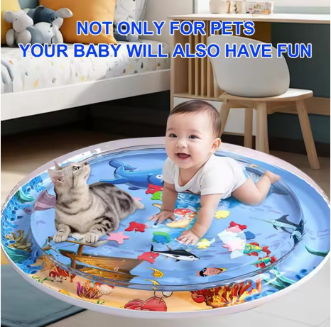 Bellanica: Inflatable Water Mat For Babies, Dogs & Cats