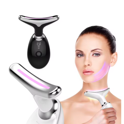 Bellanica - Masseur de cou et de visage à LED EMS 7 couleurs