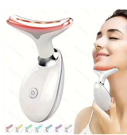 Bellanica - Masseur de cou et de visage à LED EMS 7 couleurs