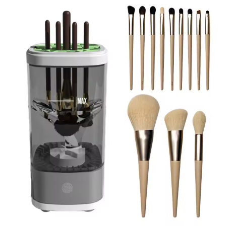 Bellanica - Nettoyeur de pinceaux de maquillage électrique 