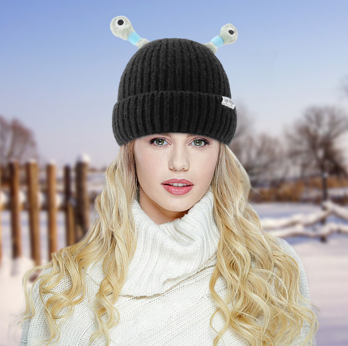 Bellanica - Cute luminous warm knitted ear hat