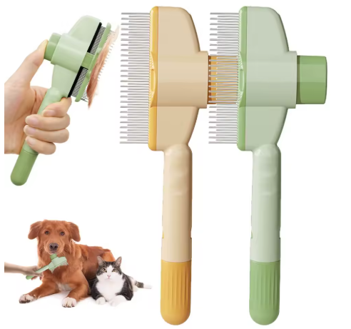 Bellanica - Brosse de toilettage pour enlever les poils d'animaux 