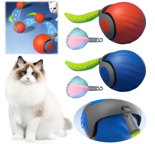 Bellanica - Balle jouet intelligente rechargeable par USB pour chat 