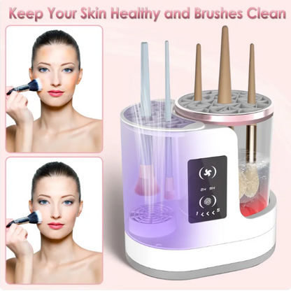 Bellanica - Kit de nettoyage pour pinceaux de maquillage électriques 