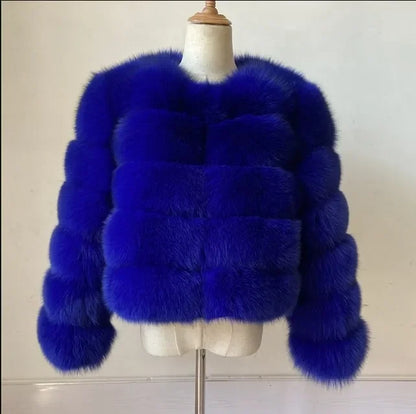 Bellanica - Faux Fur Women Coats Solid