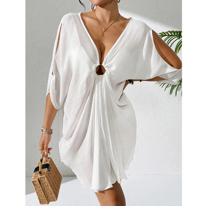 Lightweight Sheer Beach Cover-Up Dress