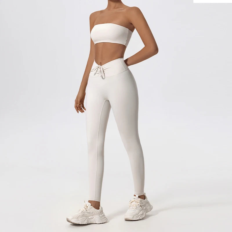 Bellanica - Women’s strapless workout bra set