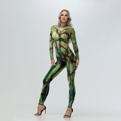 Bellanica - Bloody Zombie Bodysuit Halloween Costume