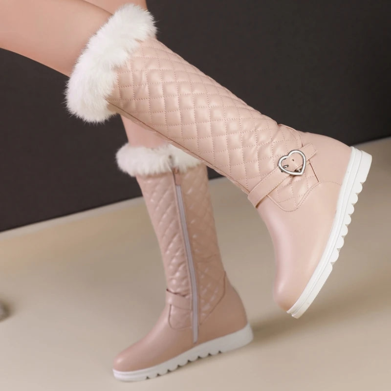 Bellanica - Fur knee winter boots