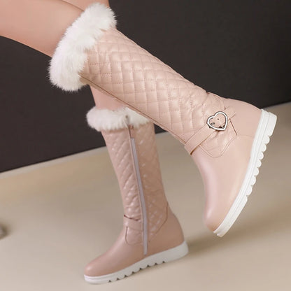 Bellanica - Fur knee winter boots