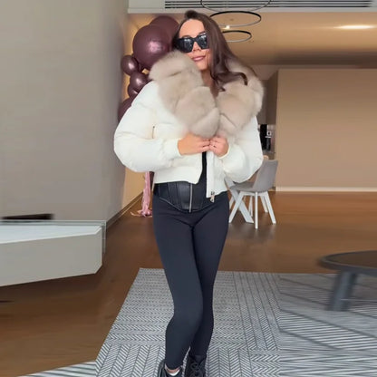 Bellanica - Women's warm belted hooded winter parka