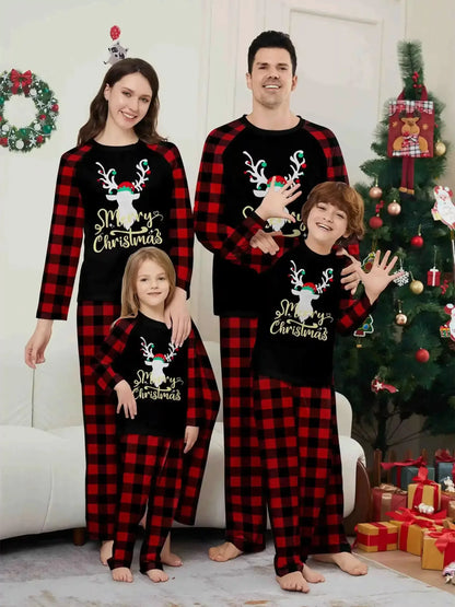 Bellanica - Elk Plaid Family Pajamas