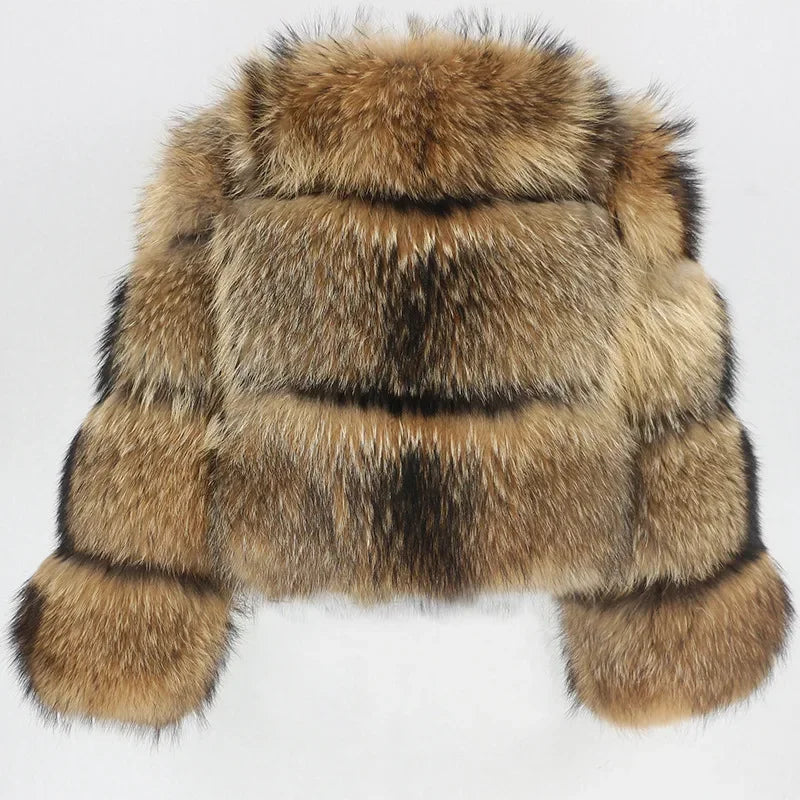Bellanica - Raccoon Fur Jacket Autumn Winter
