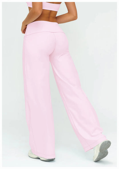 Womens Loose Wide-Leg Sports Leggings - Bellanica