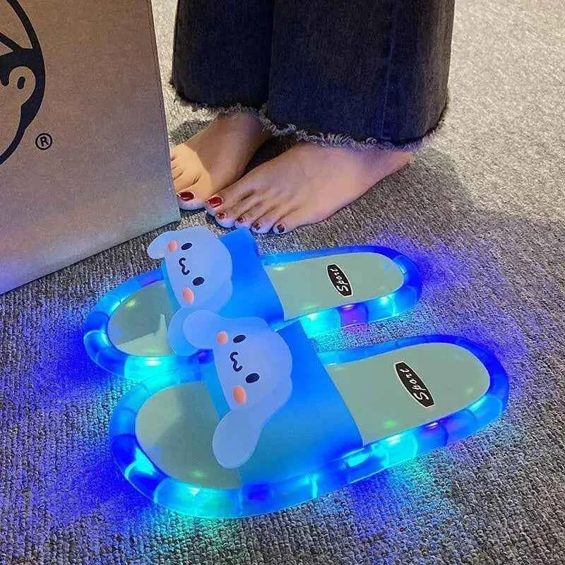 Glow-in-the-Dark Cartoon Slippers