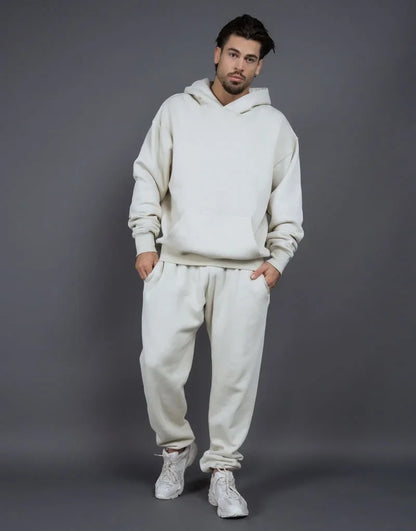 Bellanica - Fleece-Lined Thick Hooded Sweatshirt Set