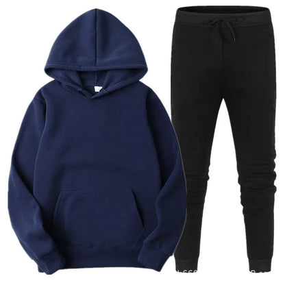 Bellanica - Men’s Solid Hoodie Pants Set