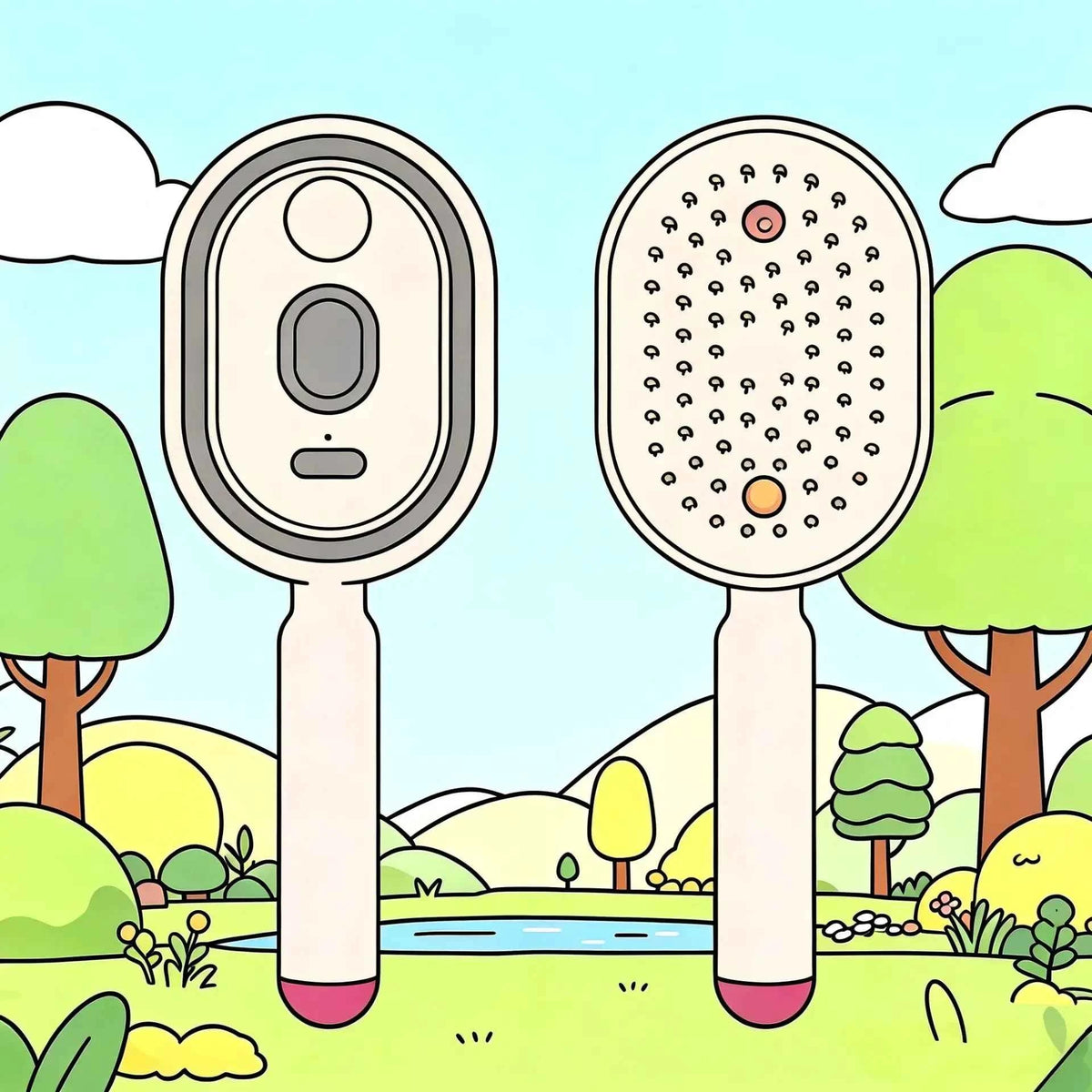 Multifunctional Massage & Spray Brush