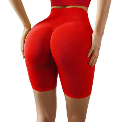 Bellanica - High-waist butt-lift yoga shorts