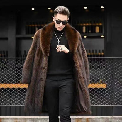 Bellanica - Men’s Long Faux-Fur Coat